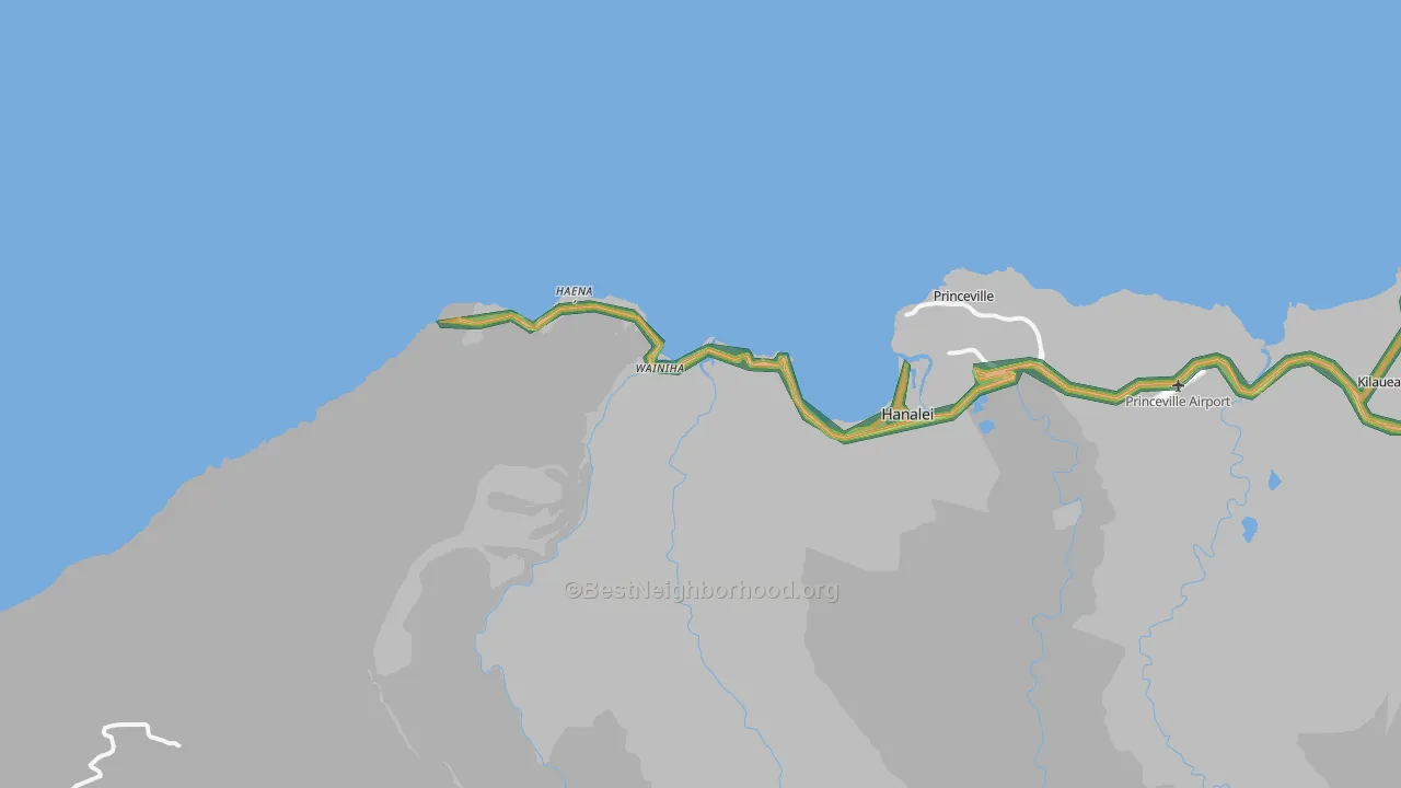 96714, HI Map of Noise Levels in 96714