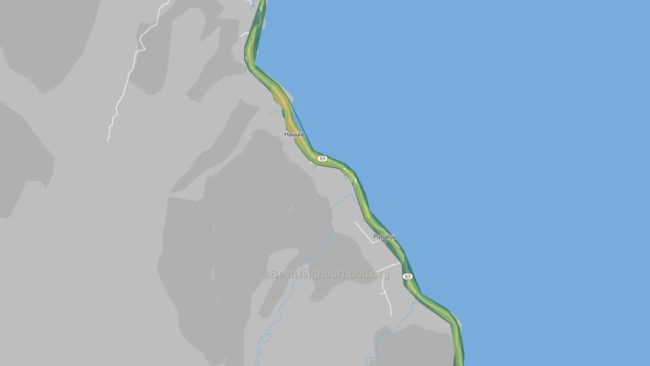 96717, HI Map of Noise Levels in 96717