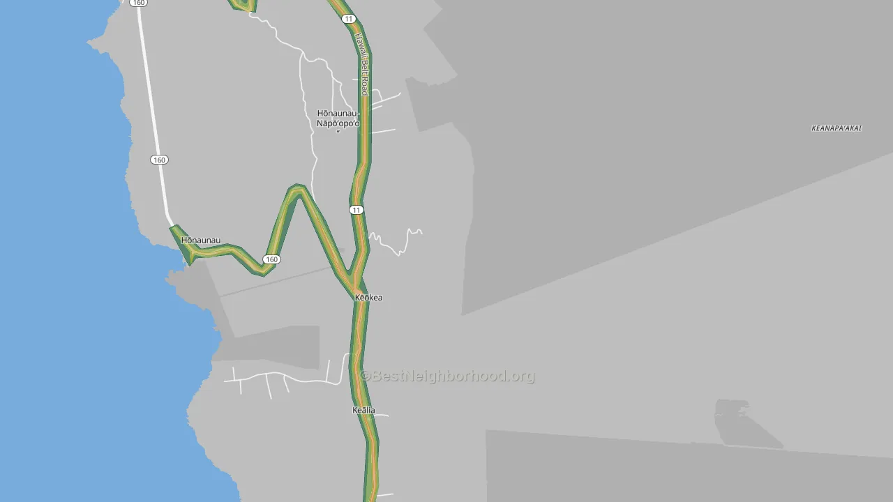 96726, HI Map of Noise Levels in 96726
