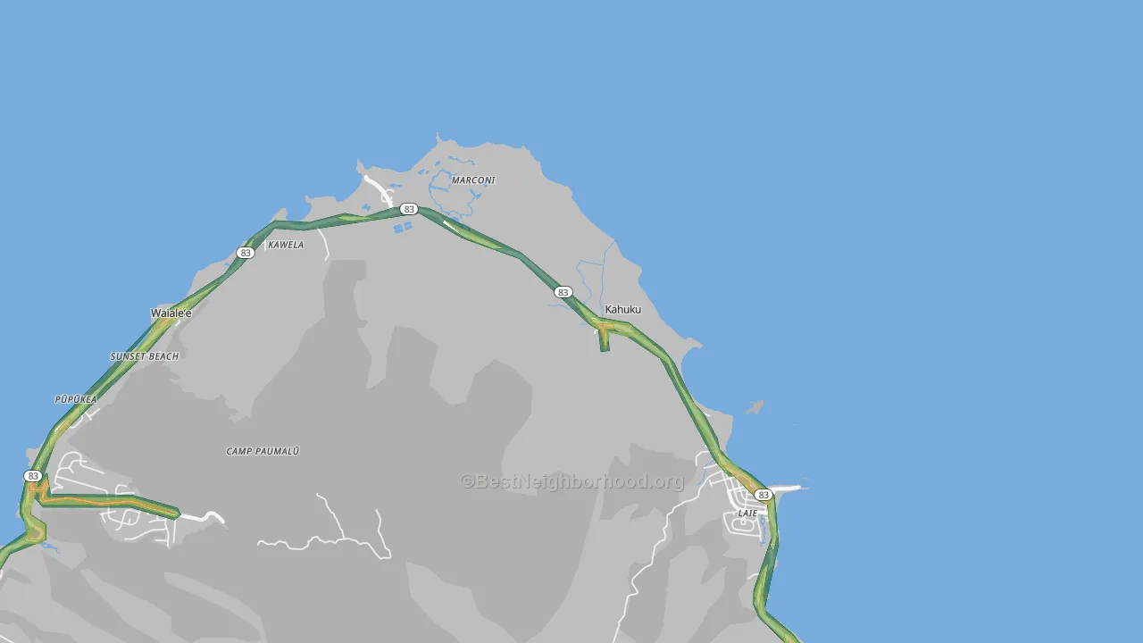 96731, HI Map of Noise Levels in 96731