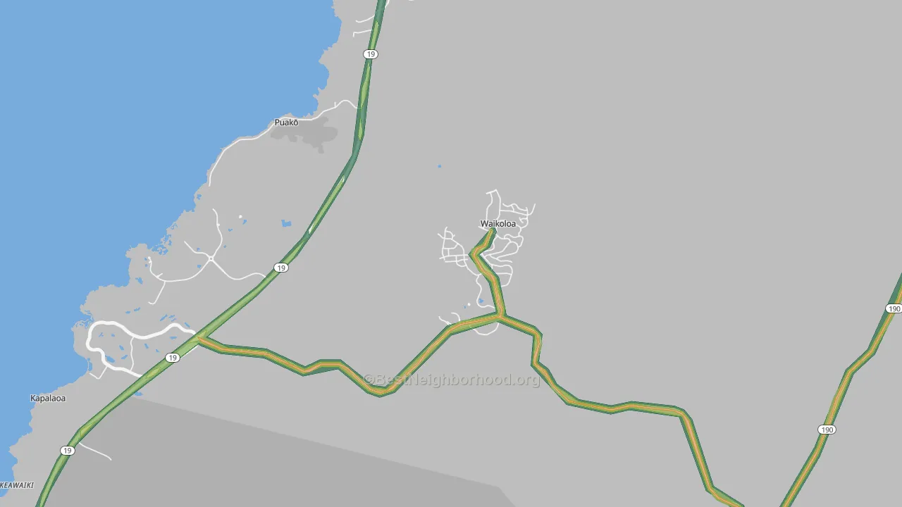 96738, HI Map of Noise Levels in 96738