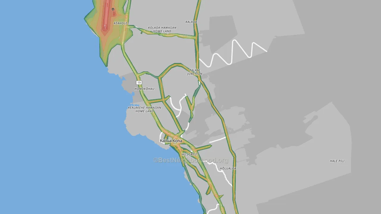 96740, HI Map of Noise Levels in 96740