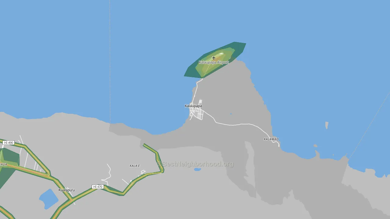 96742, HI Map of Noise Levels in 96742