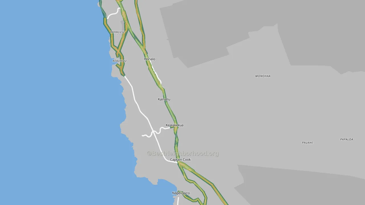 96750, HI Map of Noise Levels in 96750