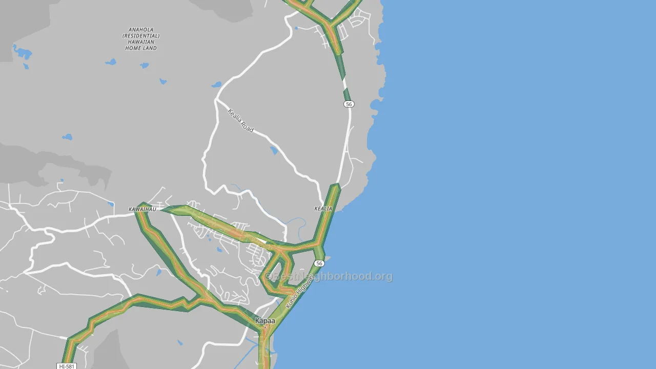 96751, HI Map of Noise Levels in 96751