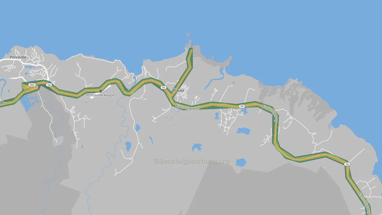 96754, HI Map of Noise Levels in 96754