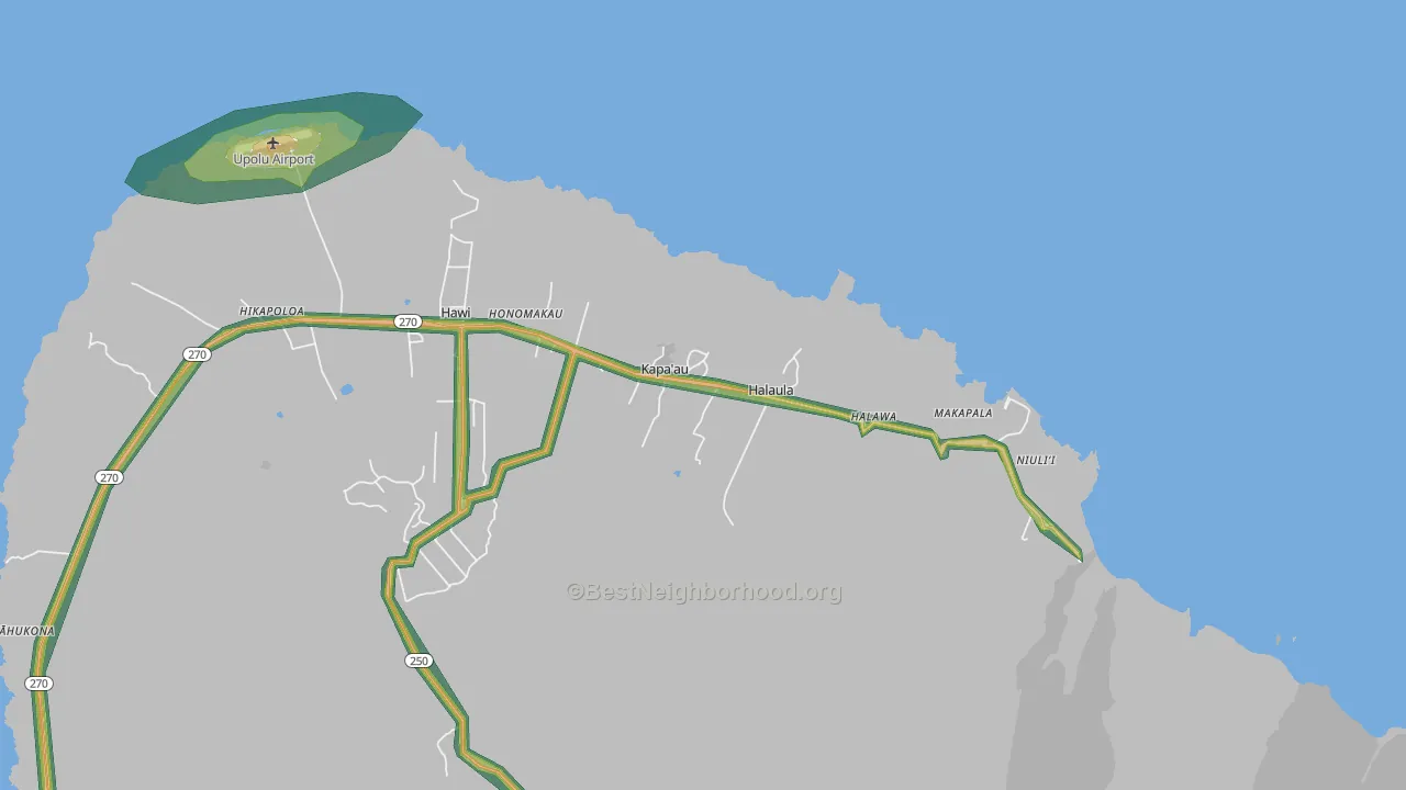 96755, HI Map of Noise Levels in 96755