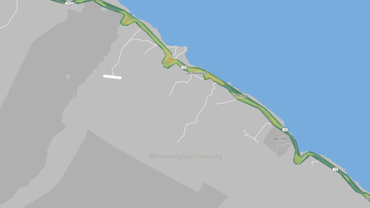 96764, HI Map of Noise Levels in 96764