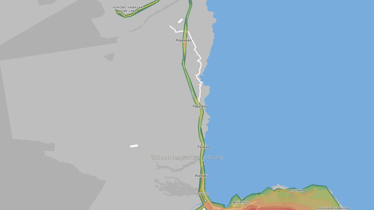 96781, HI Map of Noise Levels in 96781