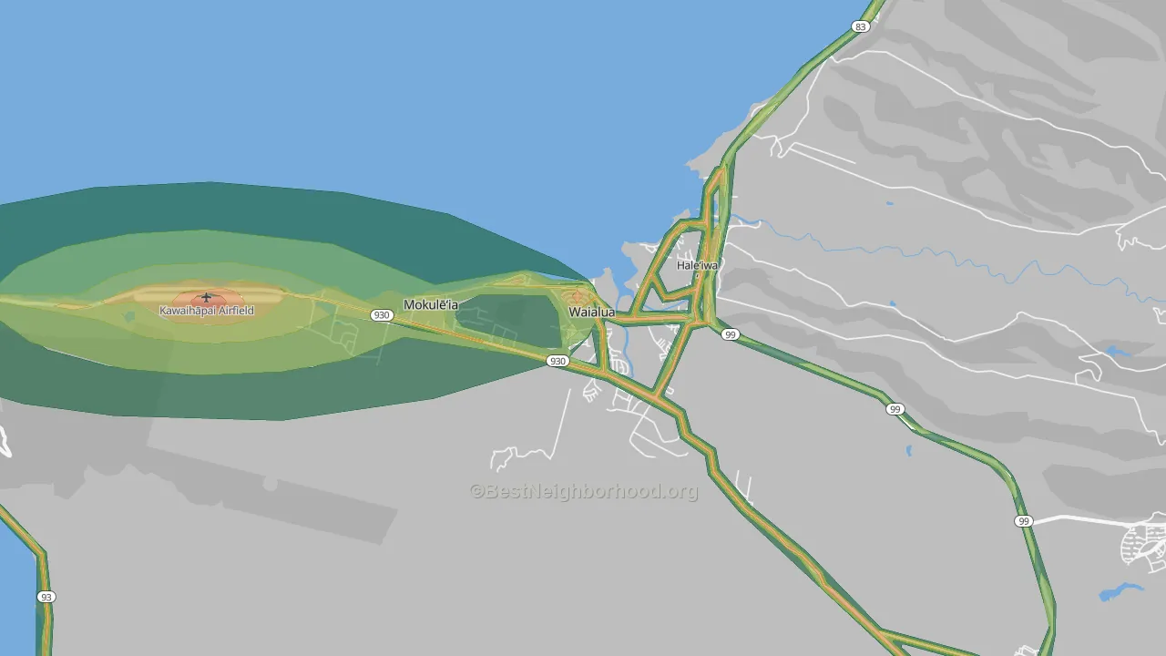 96791, HI Map of Noise Levels in 96791