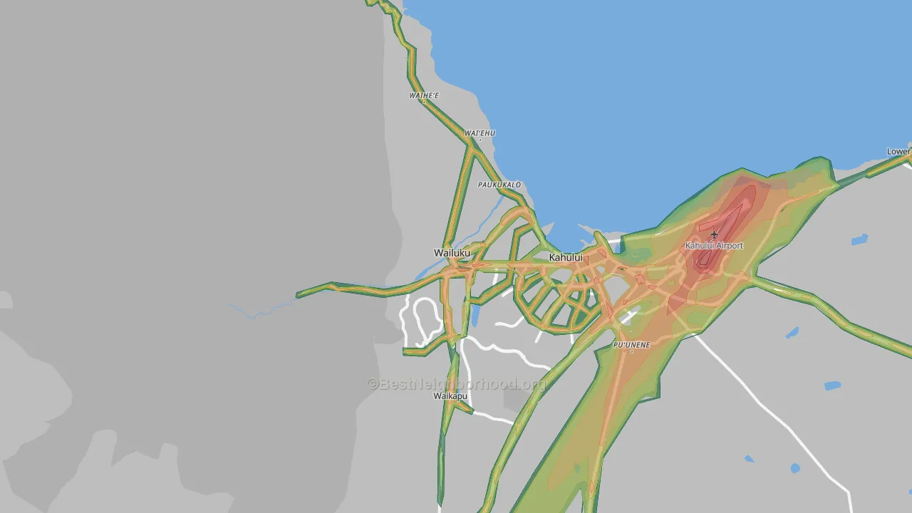 96793, HI Map of Noise Levels in 96793