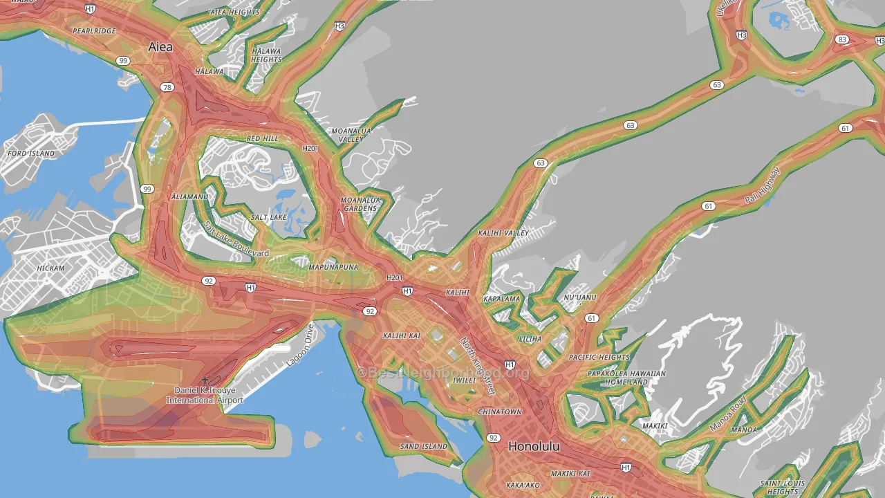 96819, HI Map of Noise Levels in 96819