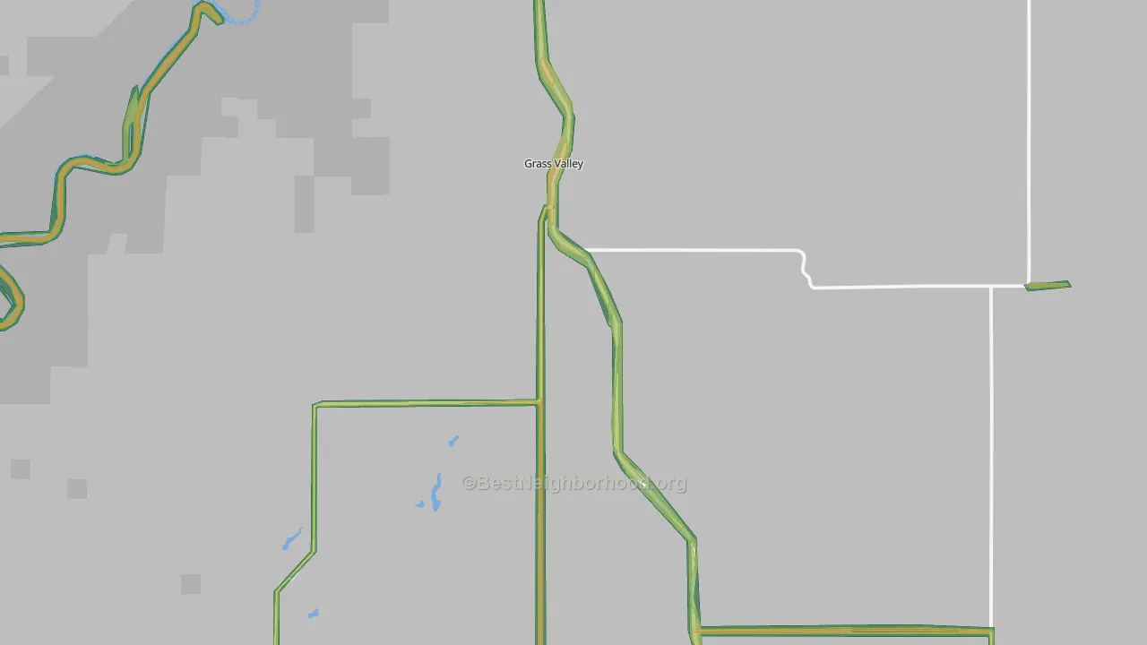 97029, OR Map of Noise Levels in 97029