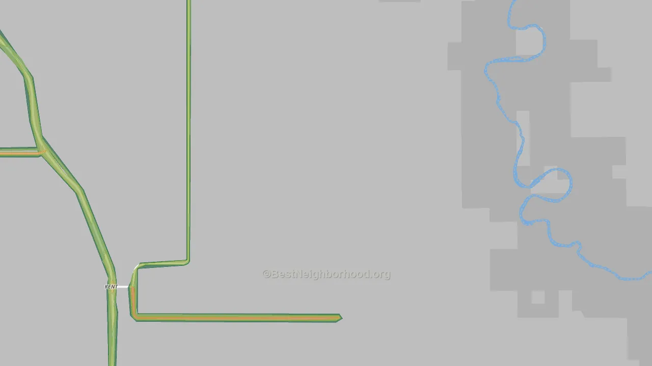 97033, OR Map of Noise Levels in 97033