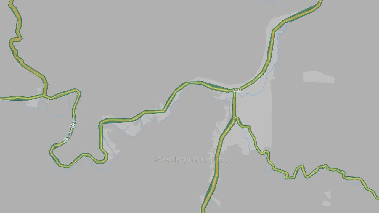 97324, OR Map of Noise Levels in 97324
