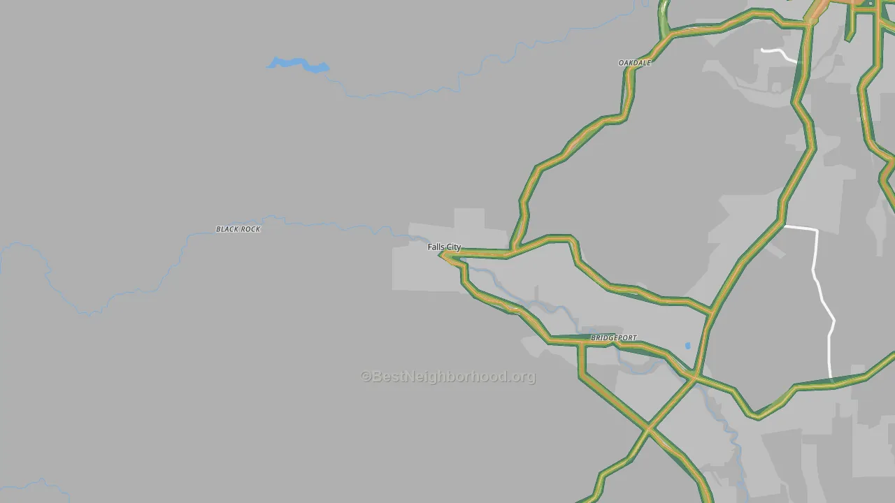 97344, OR Map of Noise Levels in 97344