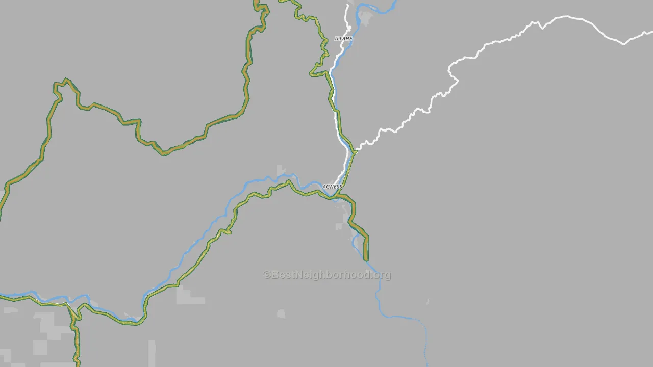 97406, OR Map of Noise Levels in 97406