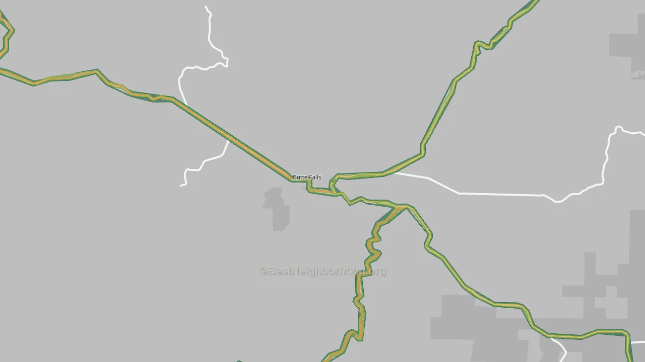 97522, OR Map of Noise Levels in 97522
