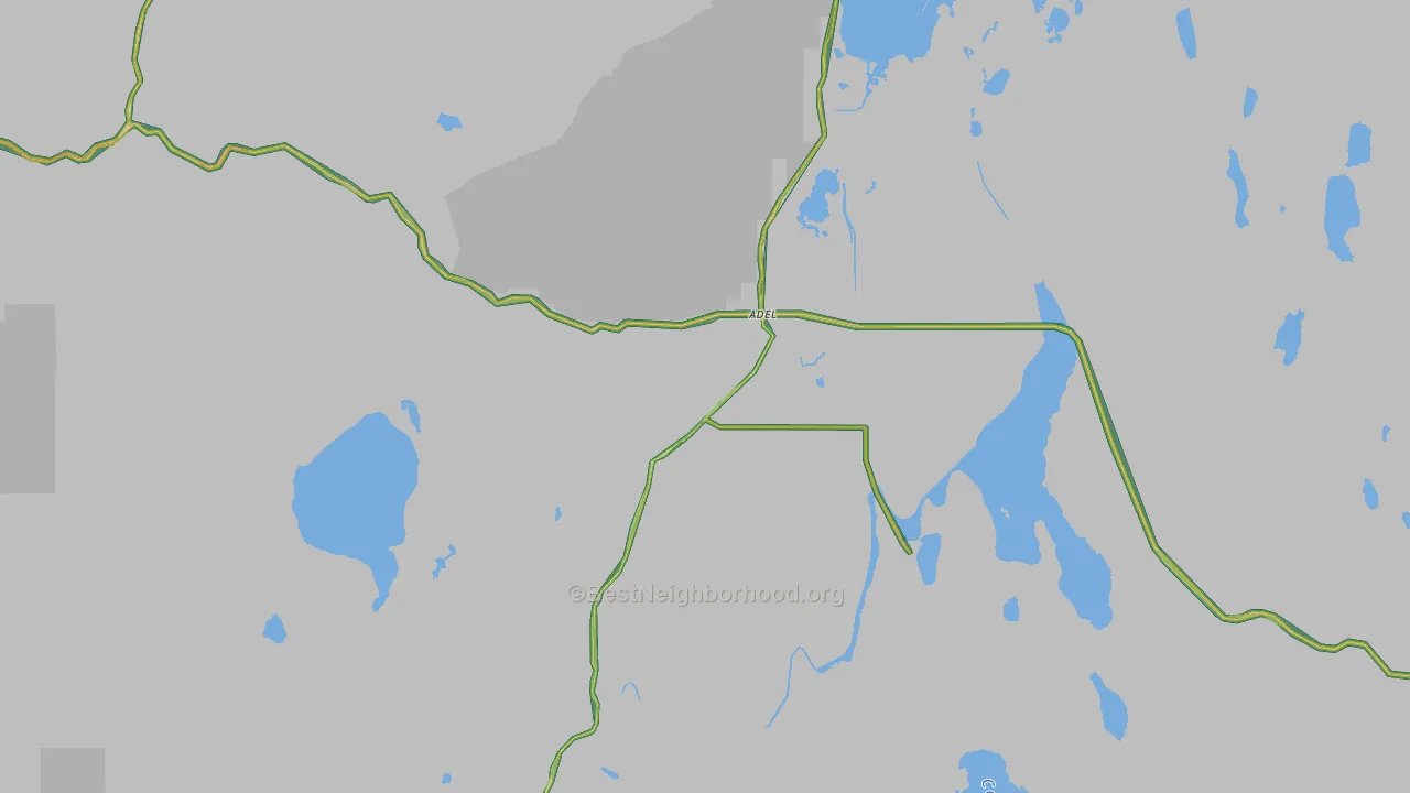 97620, OR Map of Noise Levels in 97620