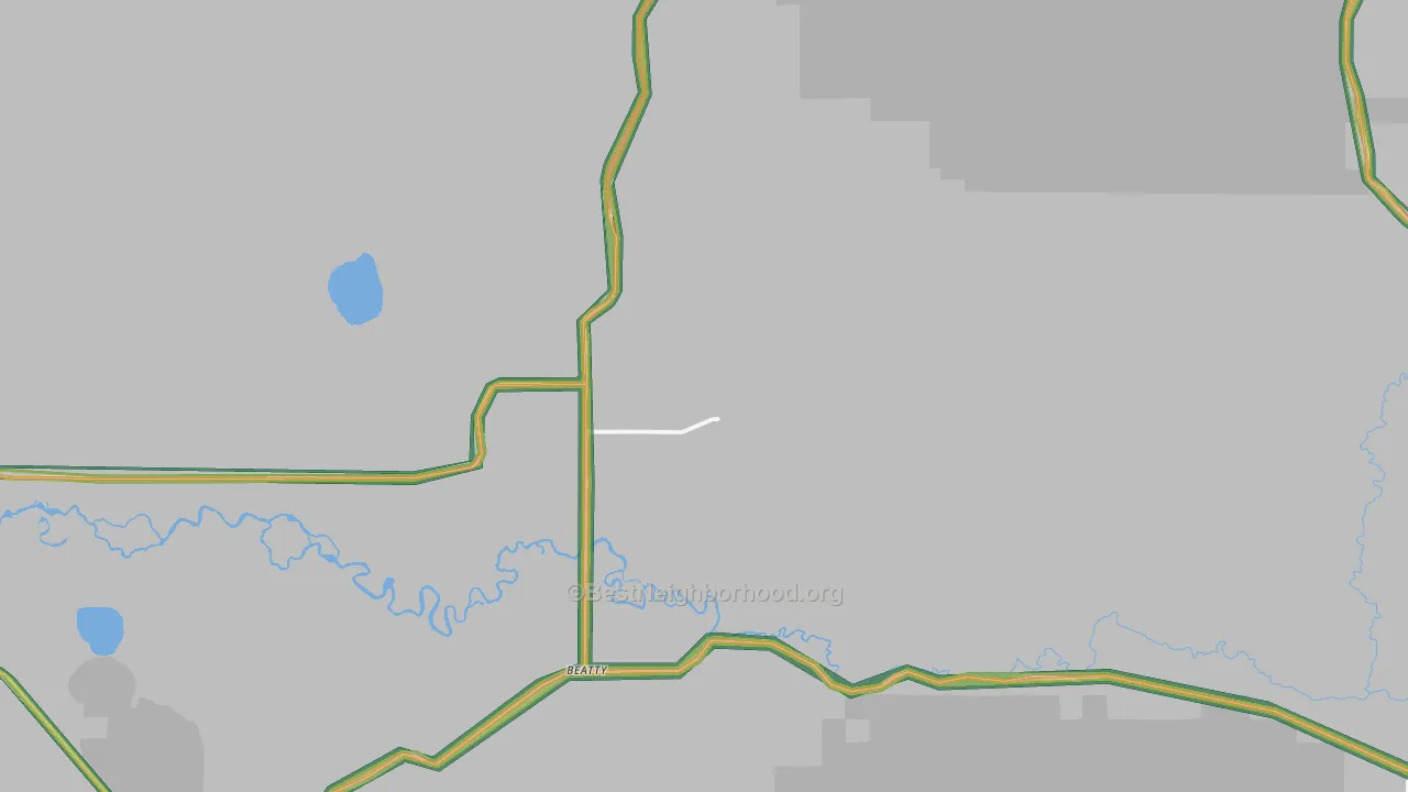 97621, OR Map of Noise Levels in 97621