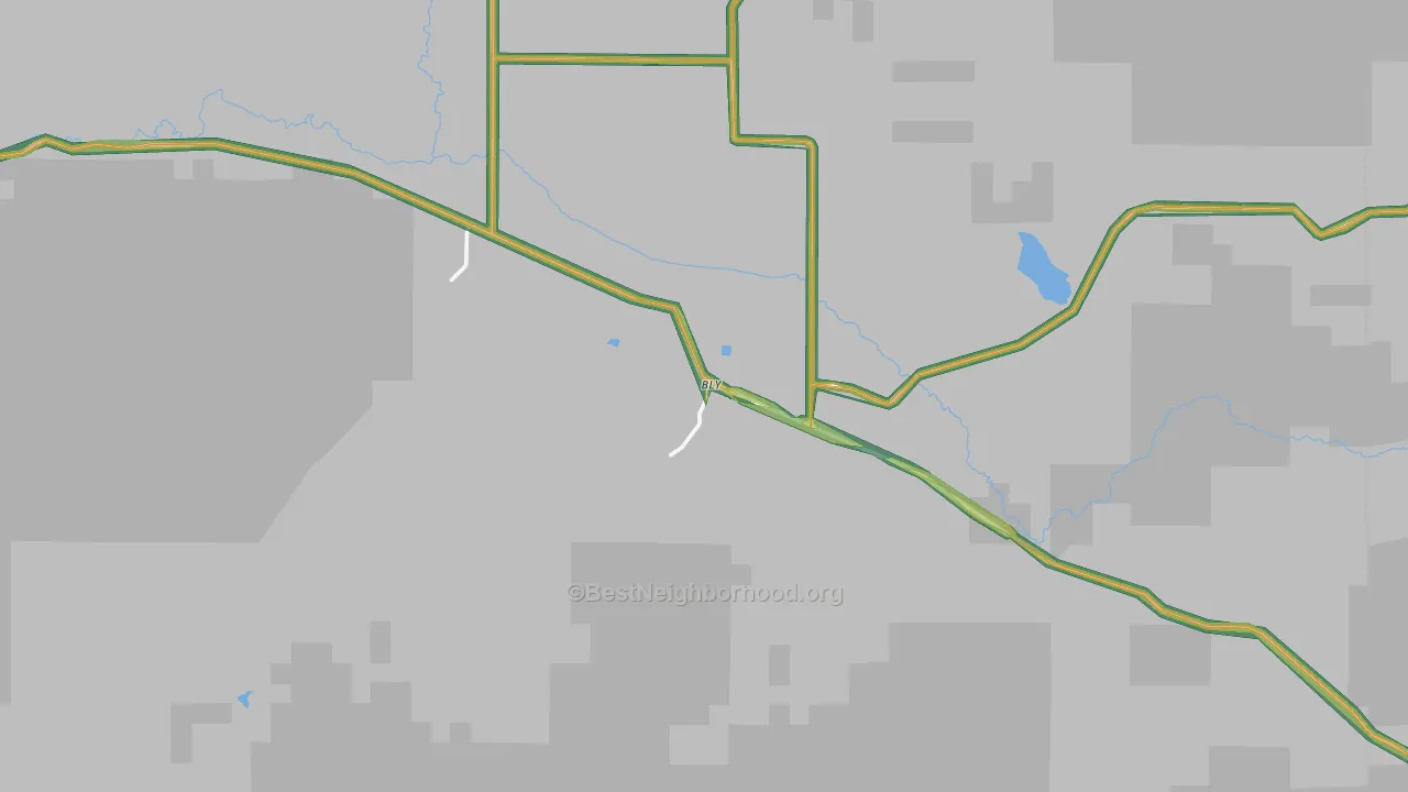 97622, OR Map of Noise Levels in 97622