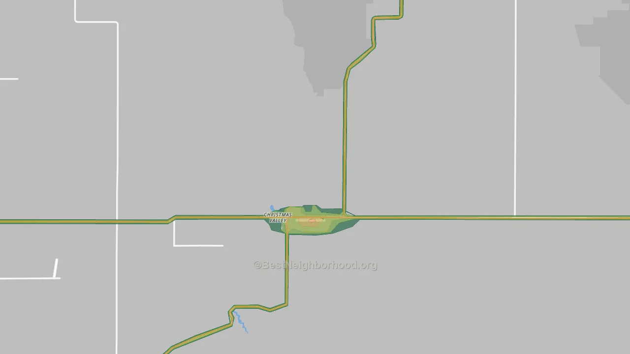 97641, OR Map of Noise Levels in 97641