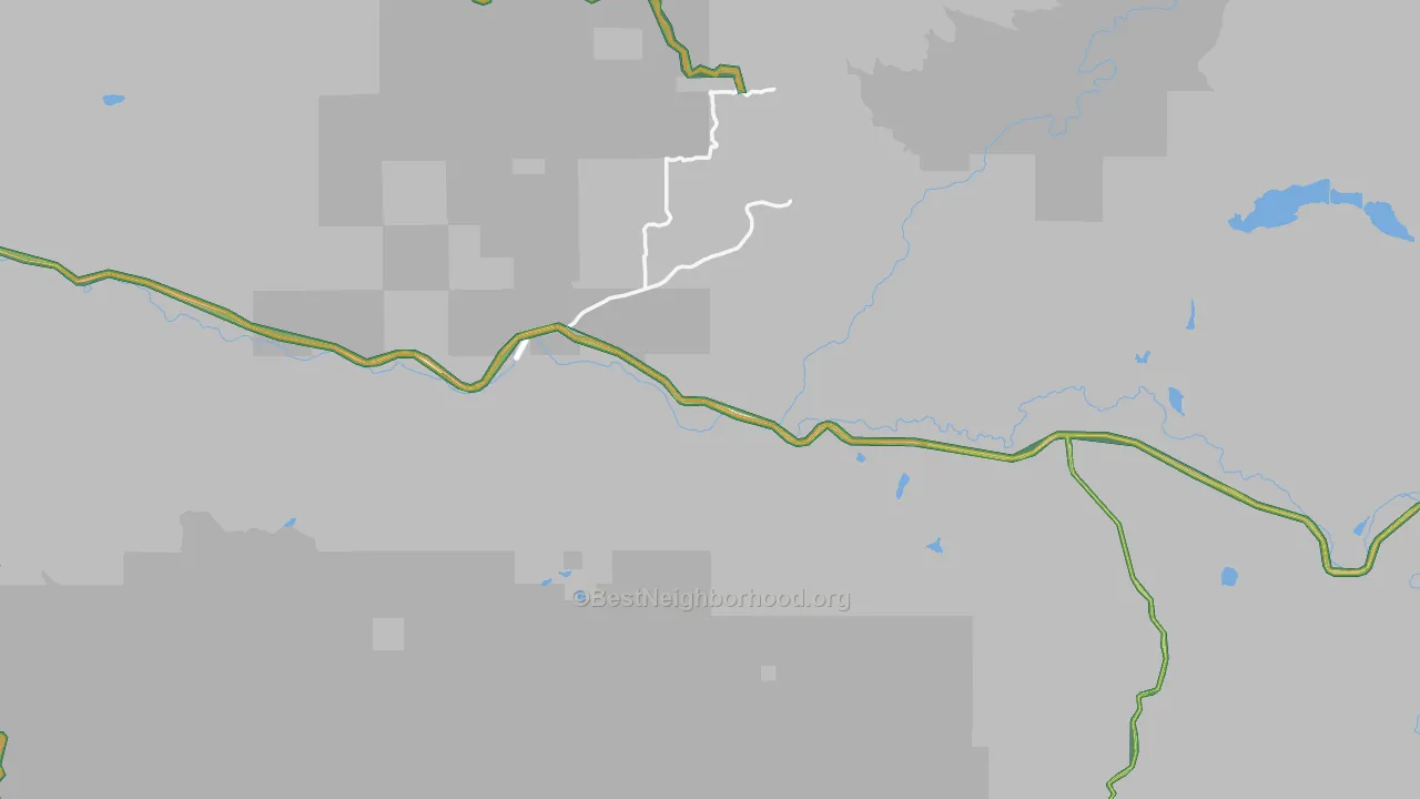 97752, OR Map of Noise Levels in 97752