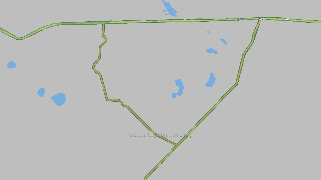 97758, OR Map of Noise Levels in 97758