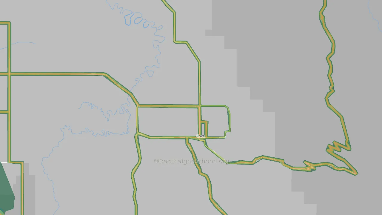 97824, OR Map of Noise Levels in 97824