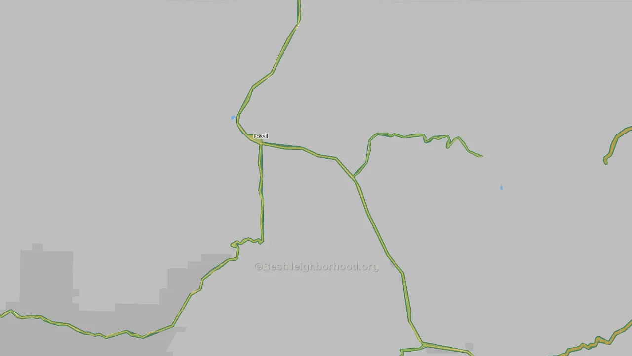 97830, OR Map of Noise Levels in 97830