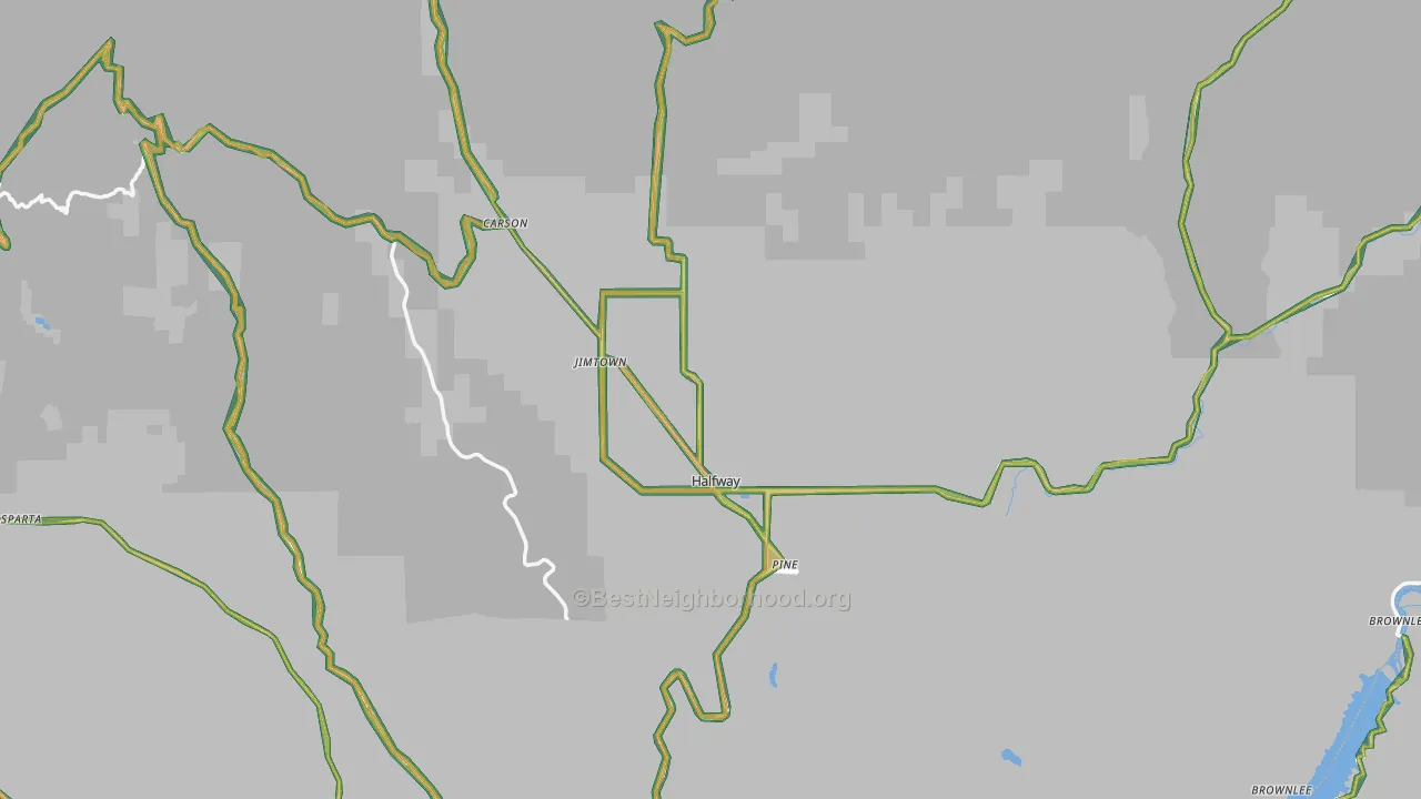 97834, OR Map of Noise Levels in 97834