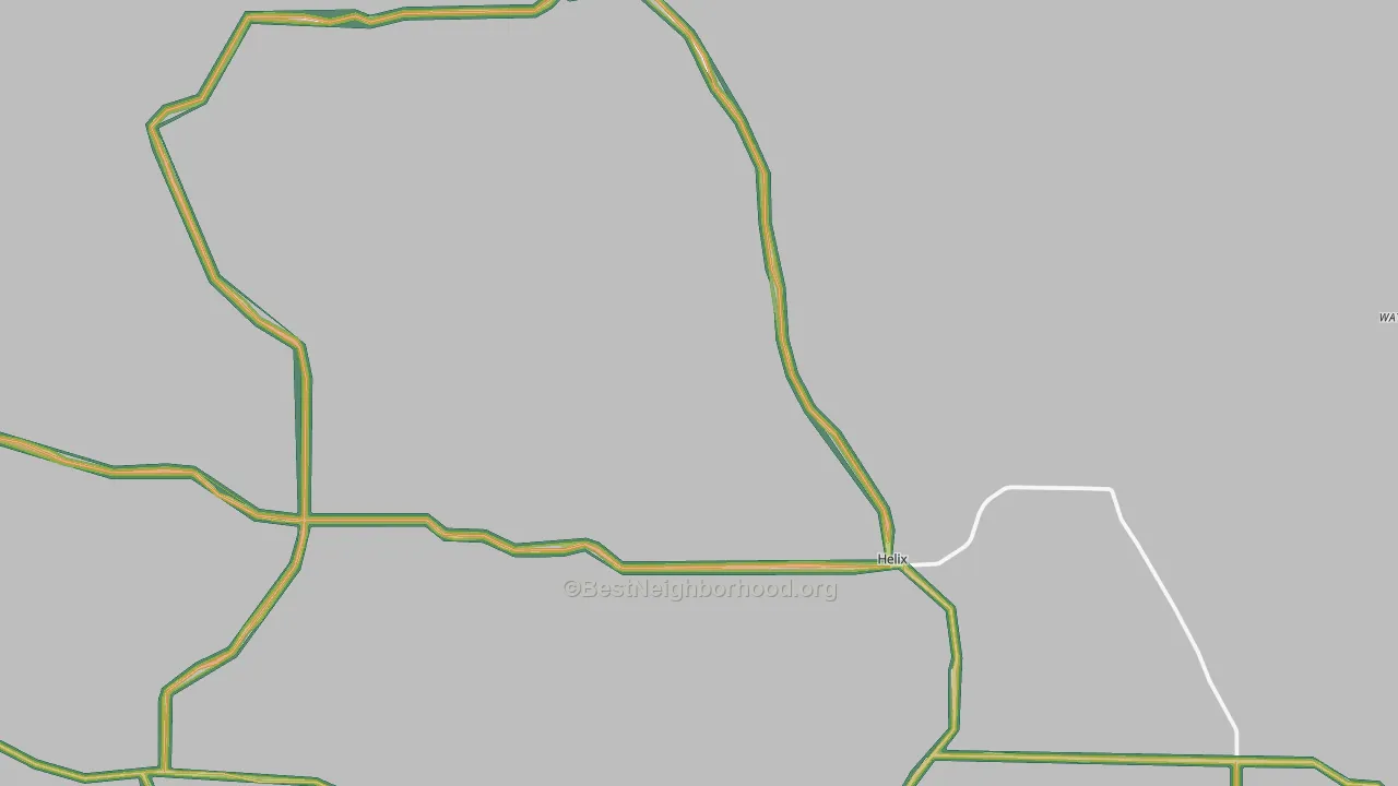 97835, OR Map of Noise Levels in 97835