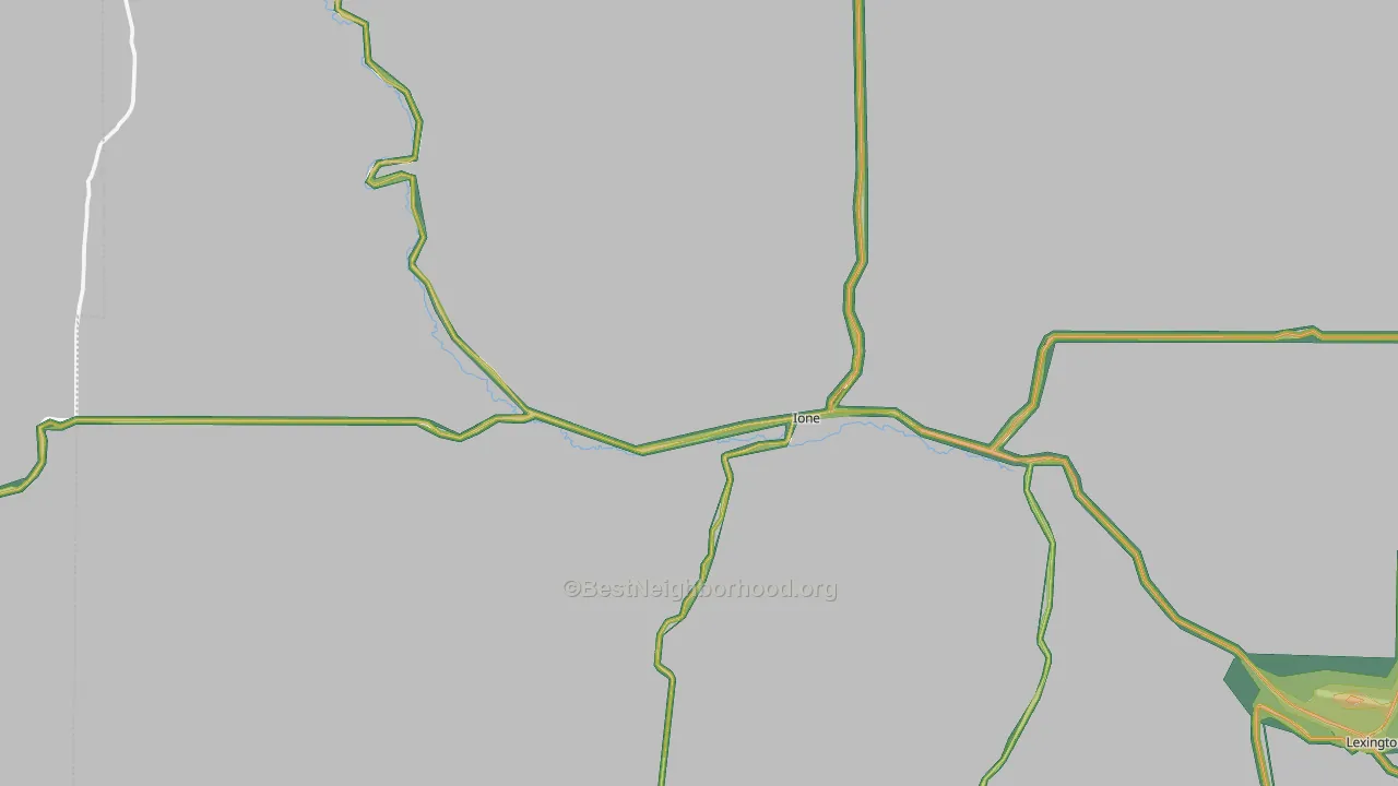 97843, OR Map of Noise Levels in 97843