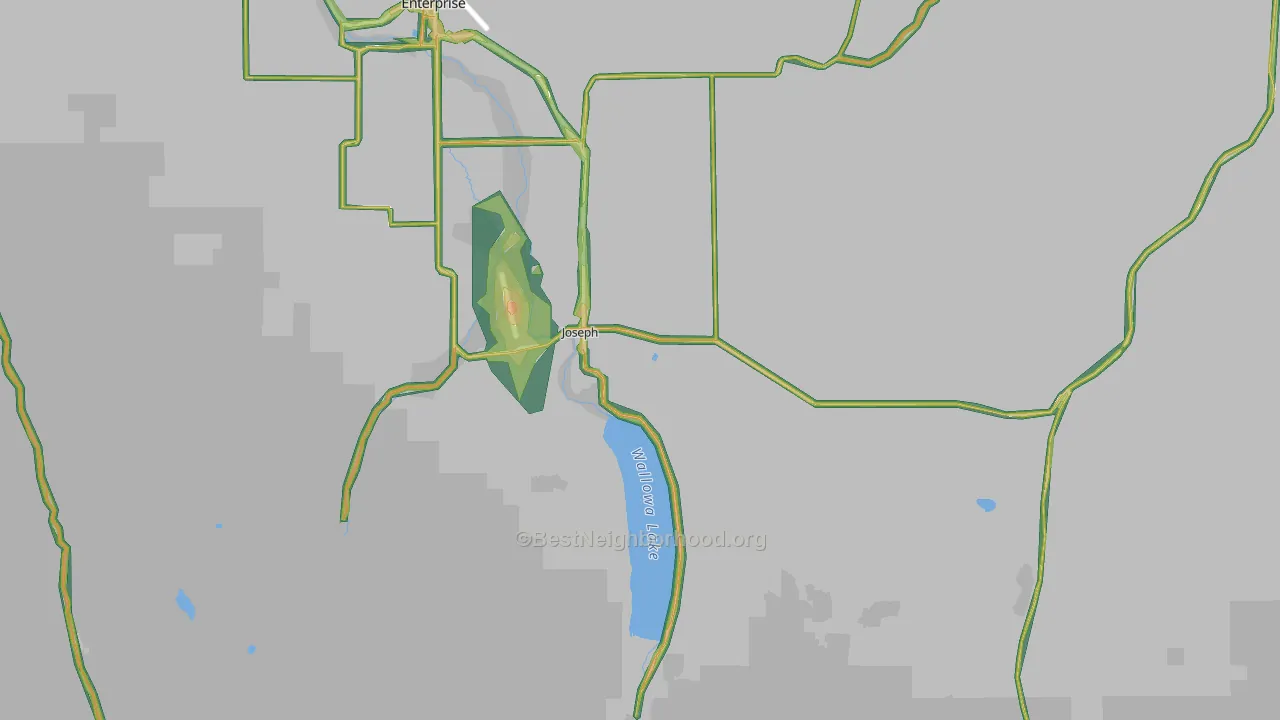 97846, OR Map of Noise Levels in 97846