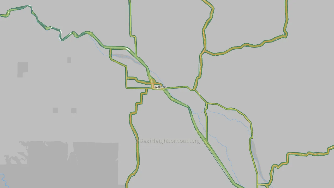 97885, OR Map of Noise Levels in 97885