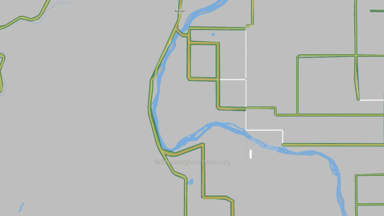 97901, OR Map of Noise Levels in 97901