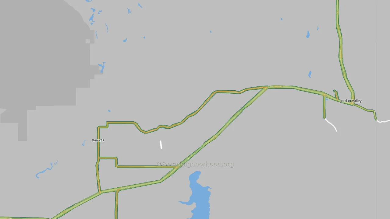 97910, OR Map of Noise Levels in 97910