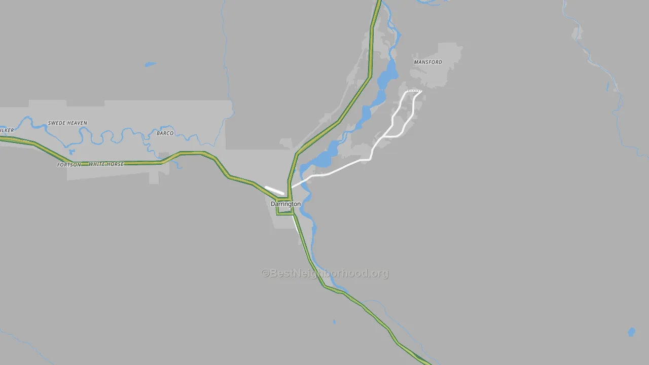 98241, WA Map of Noise Levels in 98241