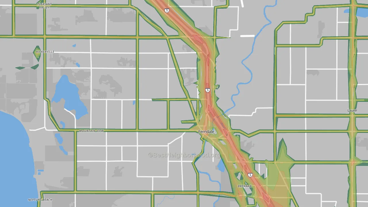 98248, WA Map of Noise Levels in 98248