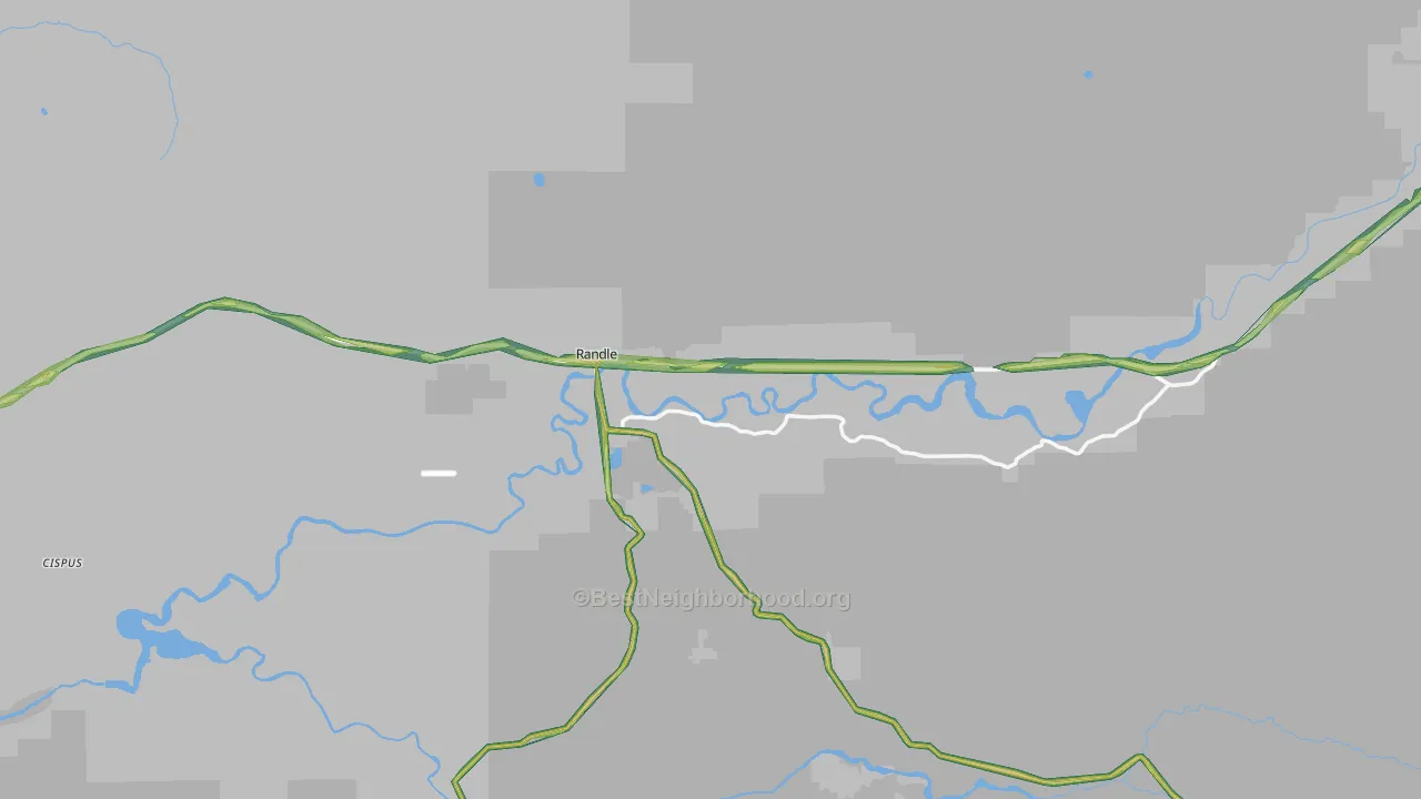 98377, WA Map of Noise Levels in 98377