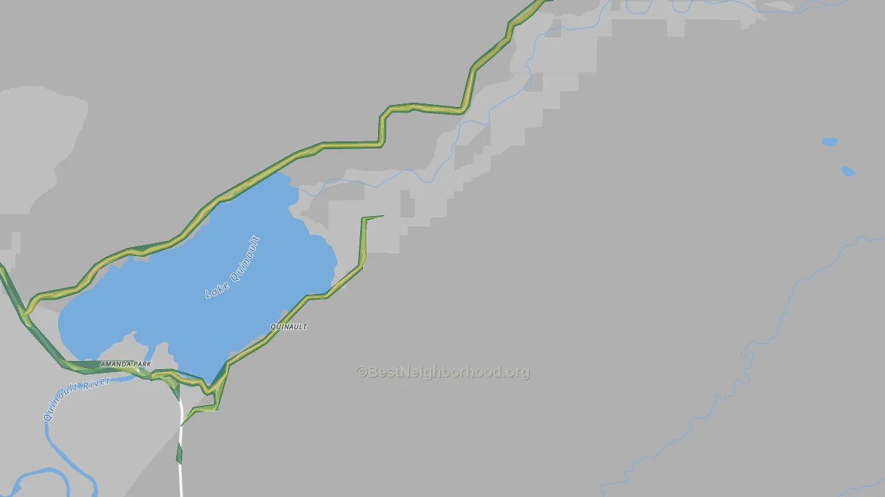 98575, WA Map of Noise Levels in 98575