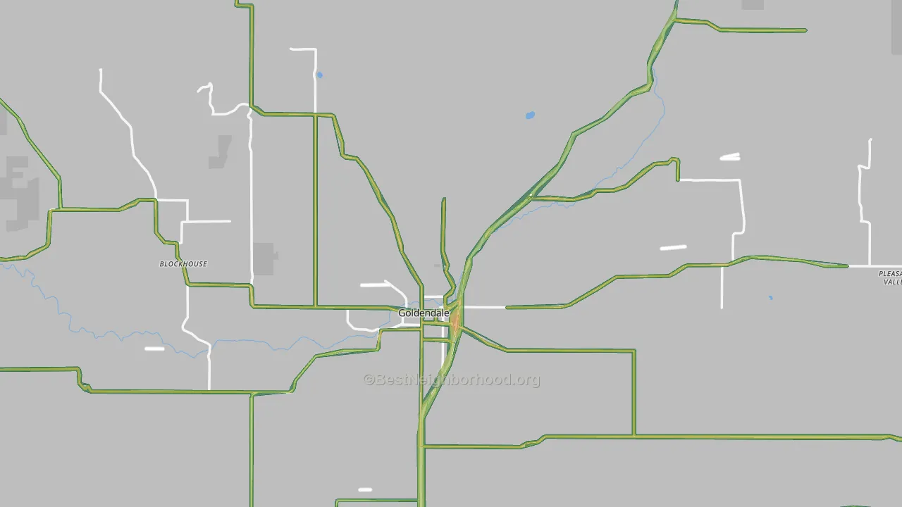 98620, WA Map of Noise Levels in 98620