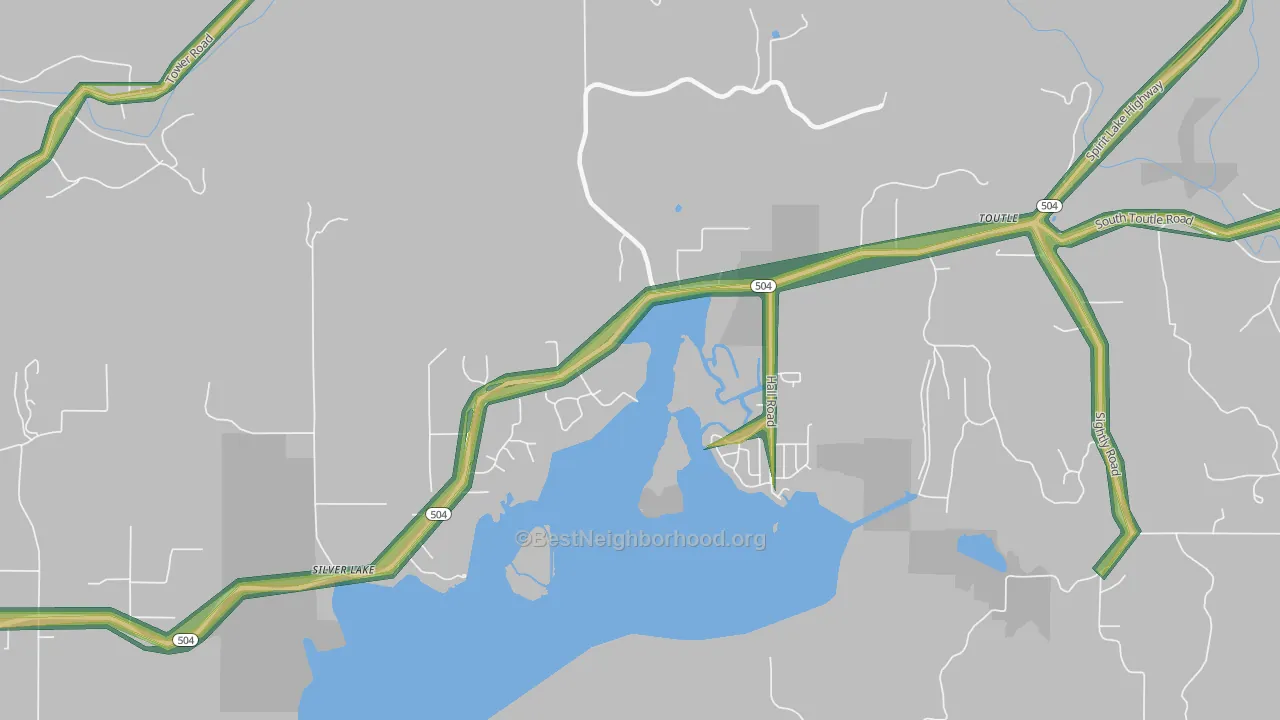 98645, WA Map of Noise Levels in 98645