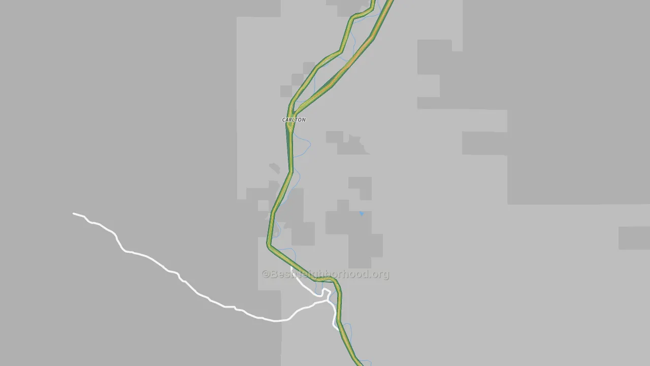 98814, WA Map of Noise Levels in 98814