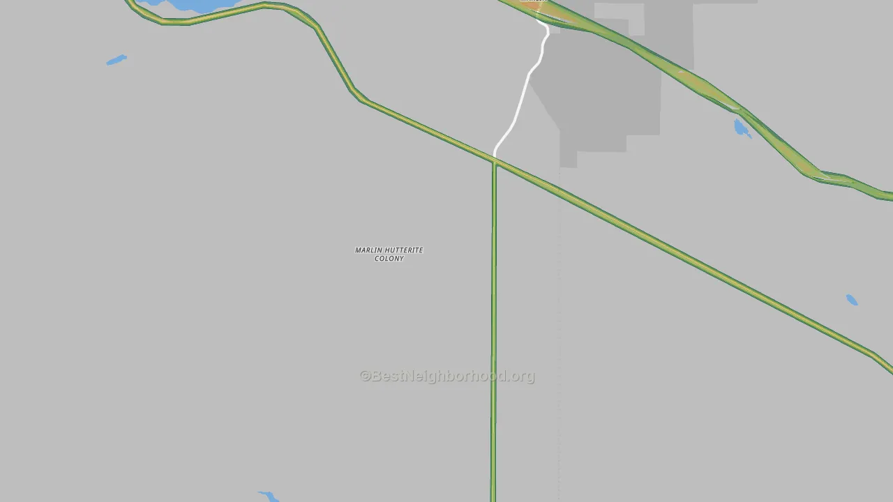 98832, WA Map of Noise Levels in 98832