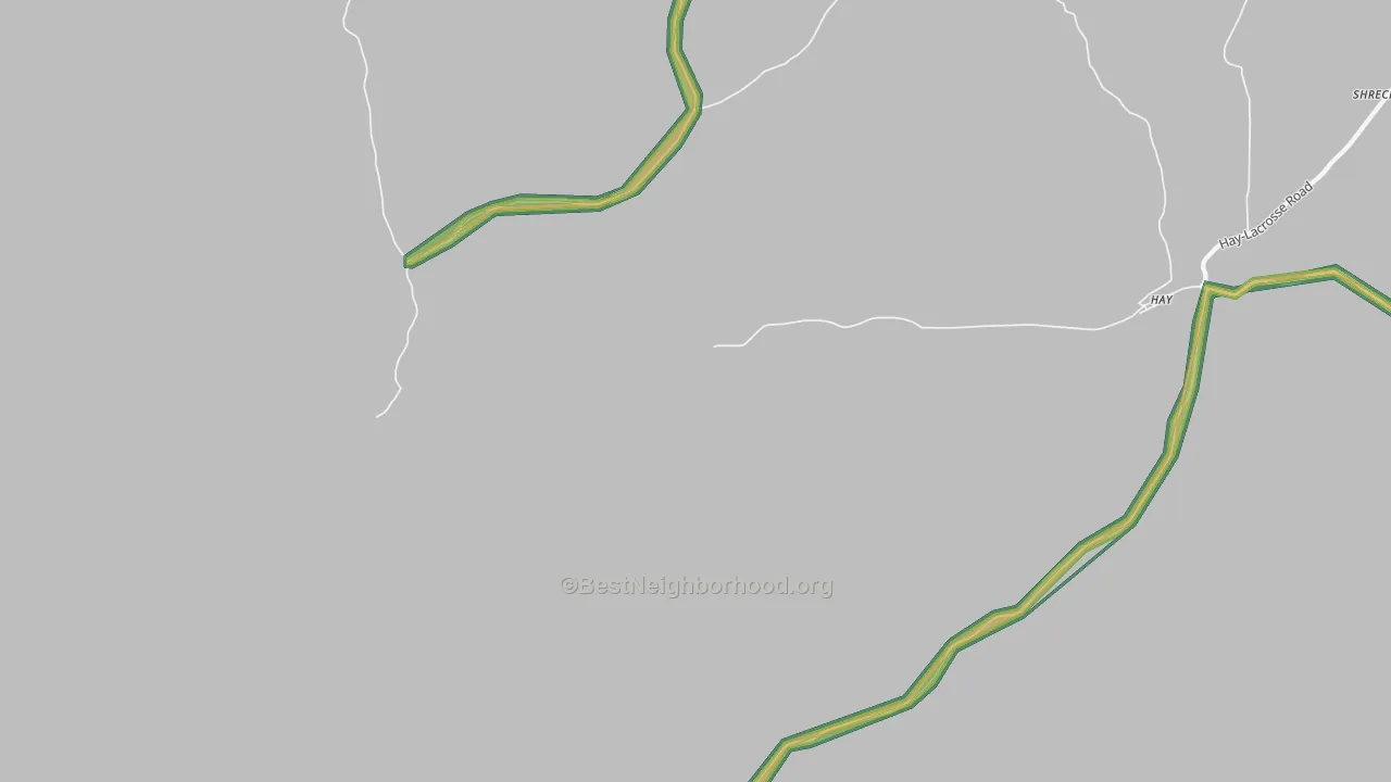 99136, WA Map of Noise Levels in 99136