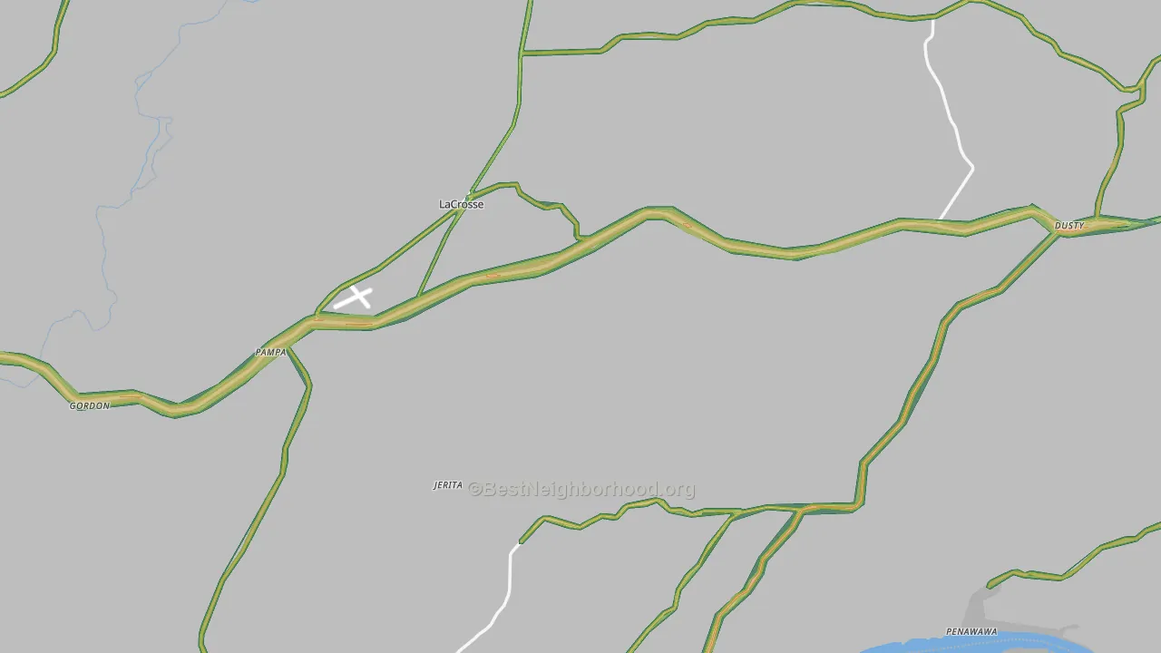 99143, WA Map of Noise Levels in 99143