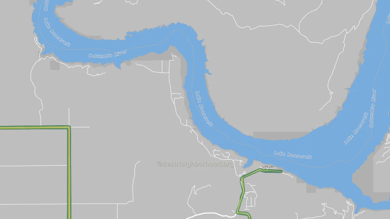 99147, WA Map of Noise Levels in 99147