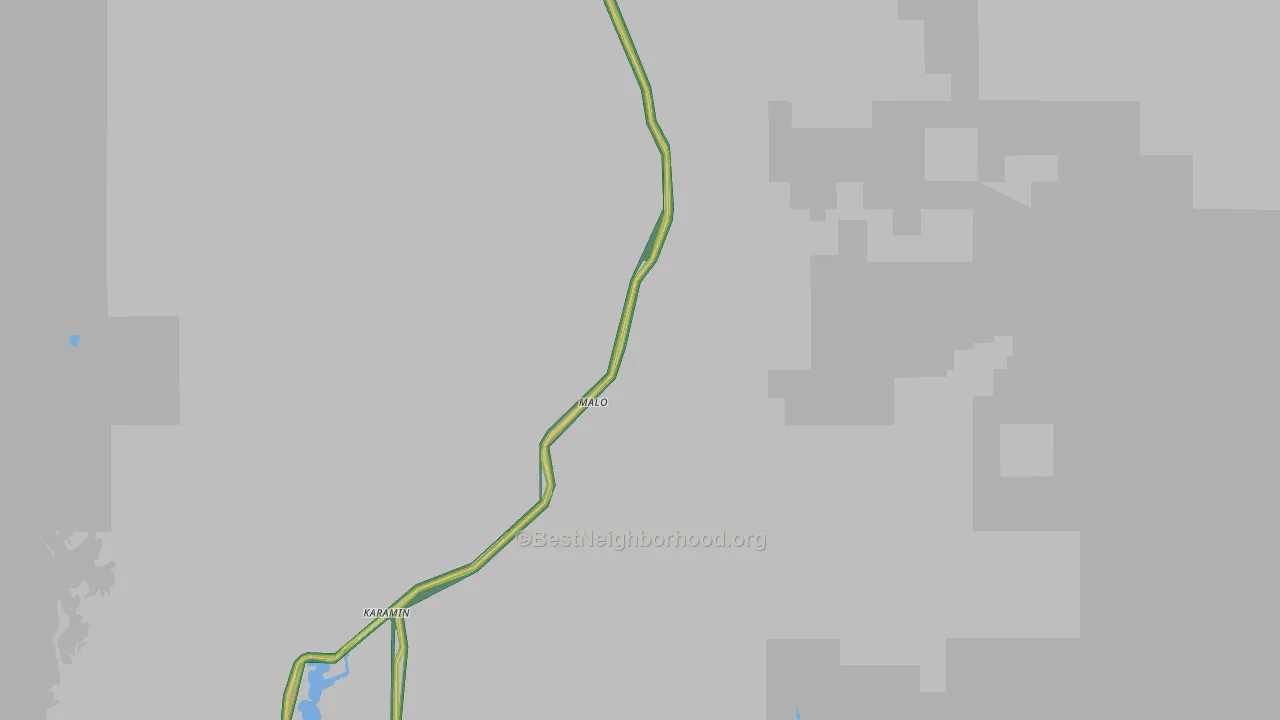 99150, WA Map of Noise Levels in 99150