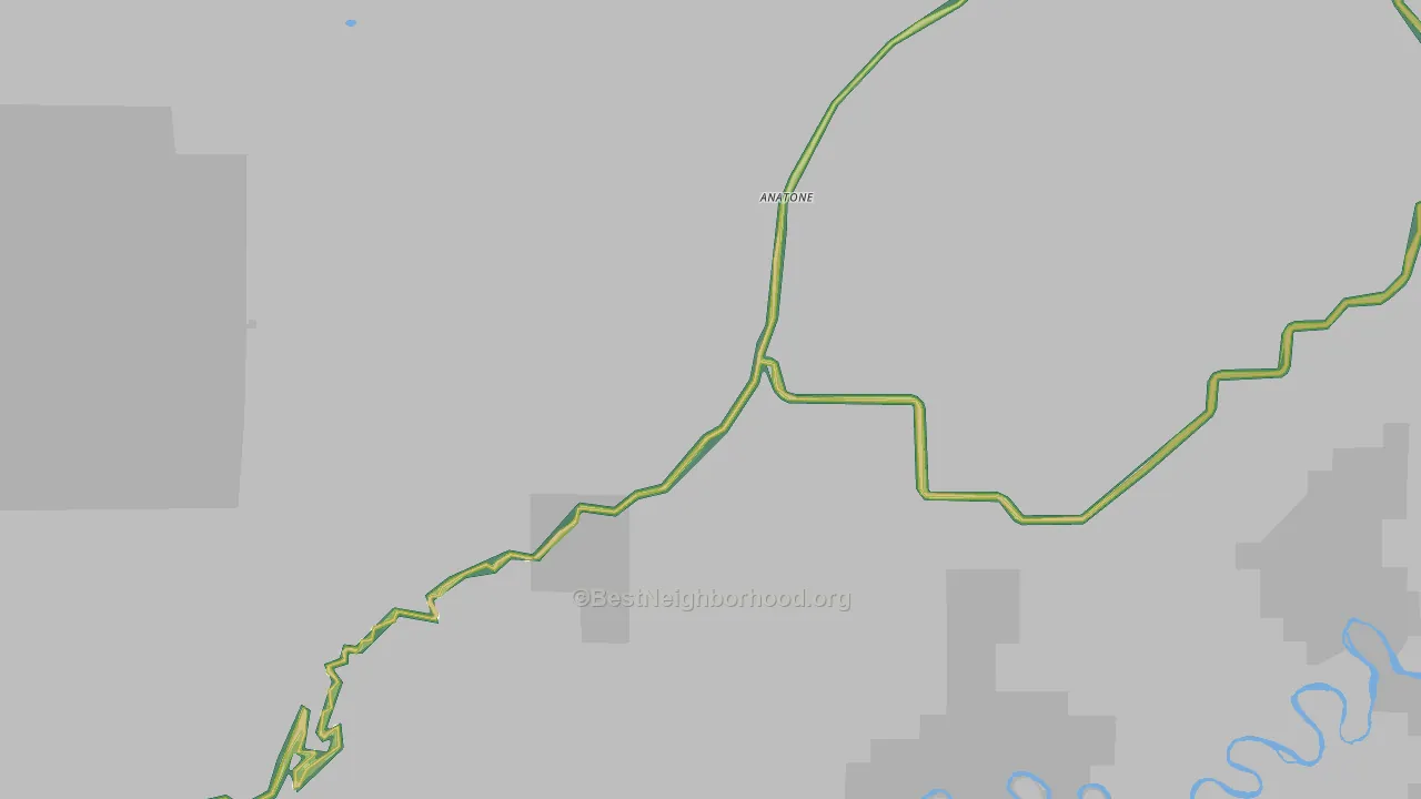 99401, WA Map of Noise Levels in 99401